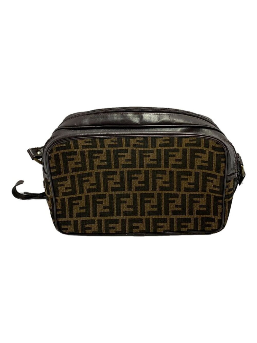 Fendi Zucca Shoulder bag Brown All over